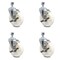 Service Caster 5 Inch Nylon Wheel Swivel 12mm Threaded Stem Caster Set with Brake SCC SCC-TS20S514-NYS-TLB-M1215-4 - alternate 1